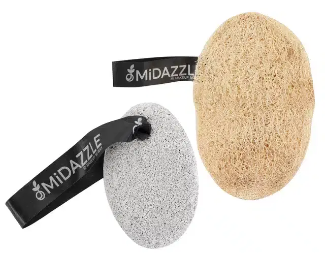 Natural Loofah, Pumice Stone free