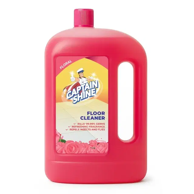 Captain Shine Disinfectant Floor Cleaner 2 L (Floral)