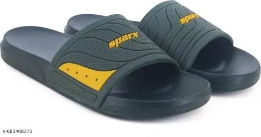 Sparx EVA Flip-flops for Men (Green, 6)