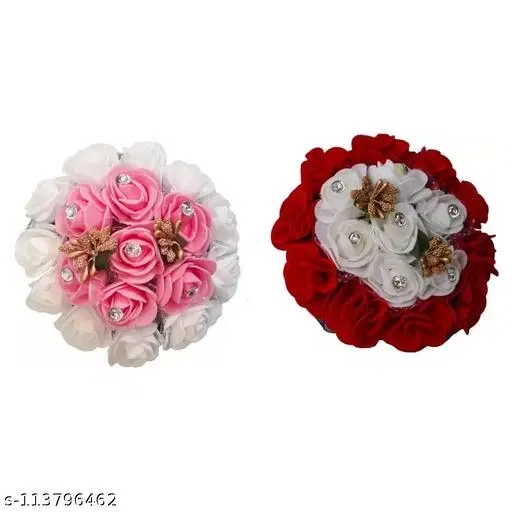 Hair Bun Extension for Women, Pack of 2 (Multicolor)