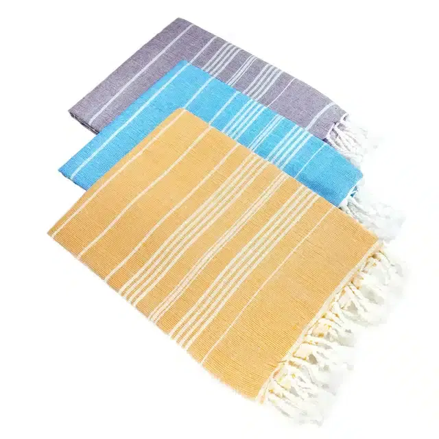 Beach & Bath Towel, Pack of 3, Multicolor, 80x170 cm