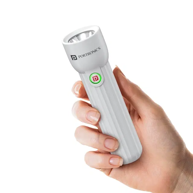 Portronics Eco Glow Mini Rechargable Led Flash Light