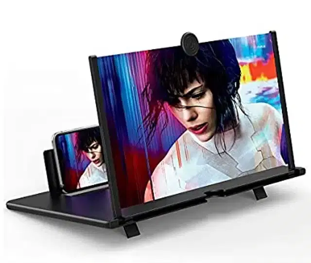 Mobile Phone Screen Expander Suitable for All Smartphones, Black