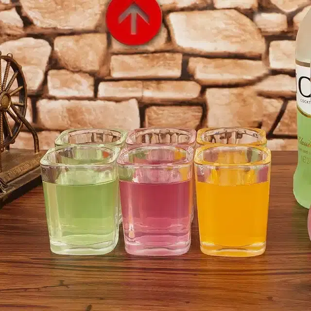 Liquor cum Cocktail Glass, Transparent, 65 ml