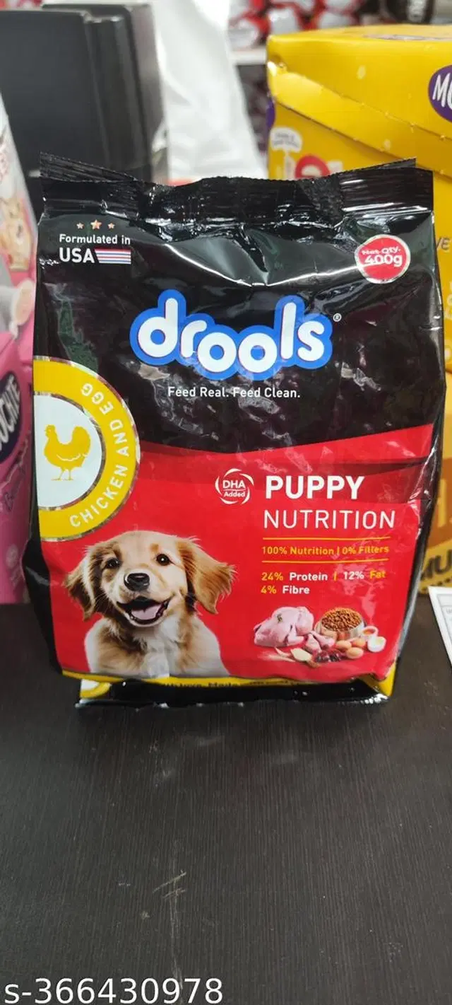 Drools Chicken and Egg Pet Food for Dogs, 400 g