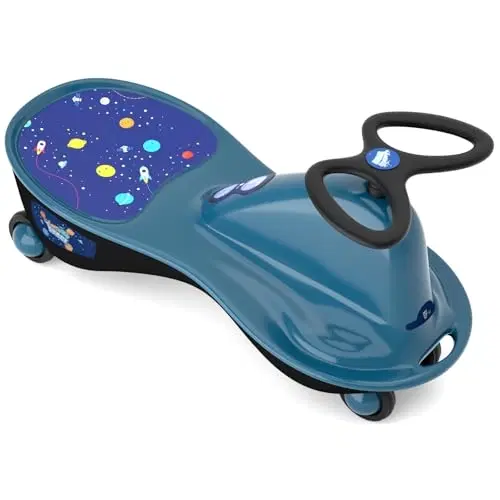Lifelong Cuppy Space Swing Car for Kids 1-5 Years, Self-Powered Push Rideon, Sturdy ABS Body, Non-Slip Wheels up to 100kg, Indoor & Outdoor Toy for Boys & Girls (llcssc01)
