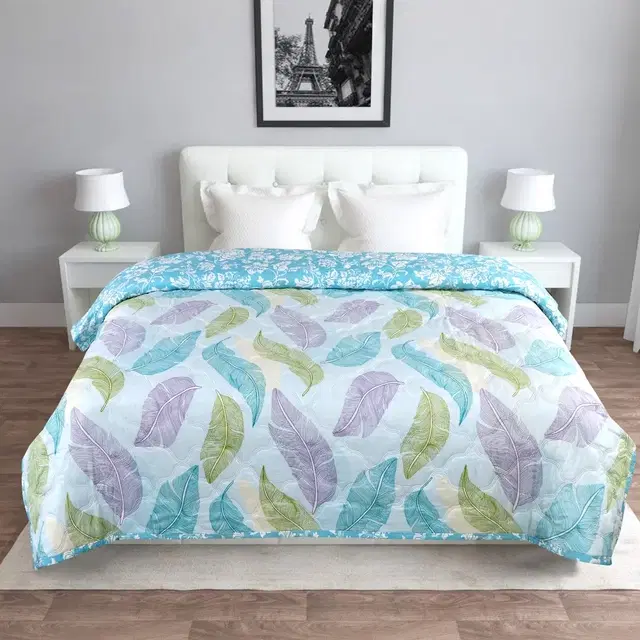 Arch Fab AC Reversible Double Comforter Feather Multicolor 220x230cms