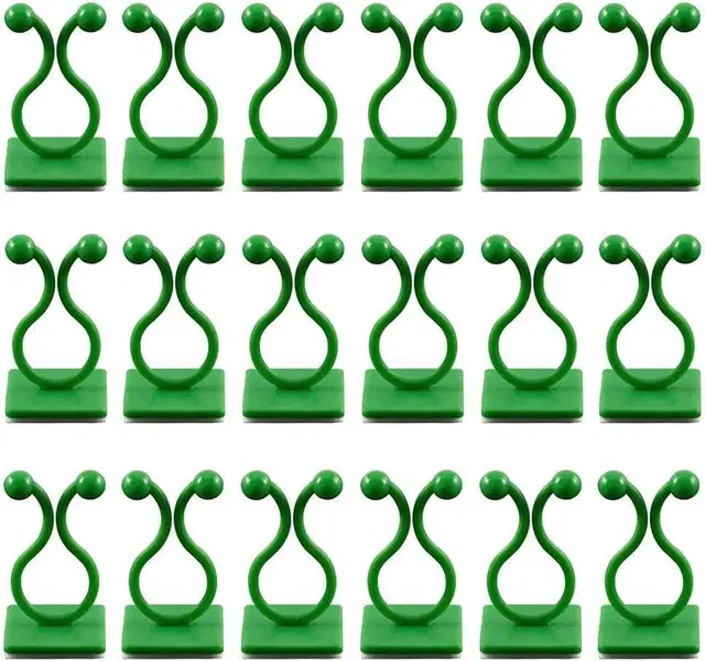 20 PC Plant Climbing Wall Clips Self-Adhesive