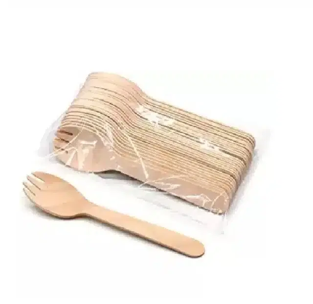 Wooden Sporks, Brown, Pack of 25