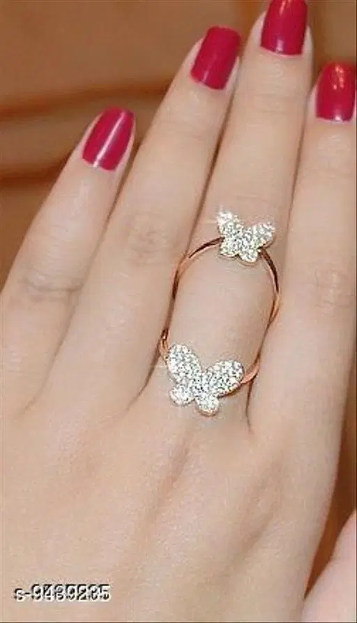 Designer Ring for Women (Multicolor, Free Size)