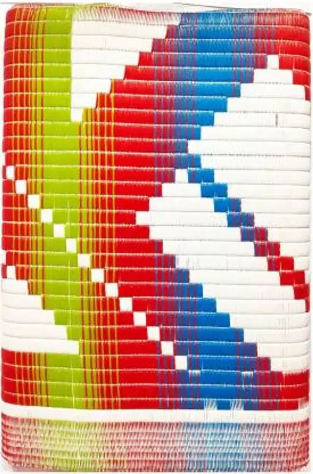 Plastic Chatai Mat, Multicolor, 4x6 feet