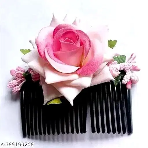 Hair Bun Extension for Women (Pink)