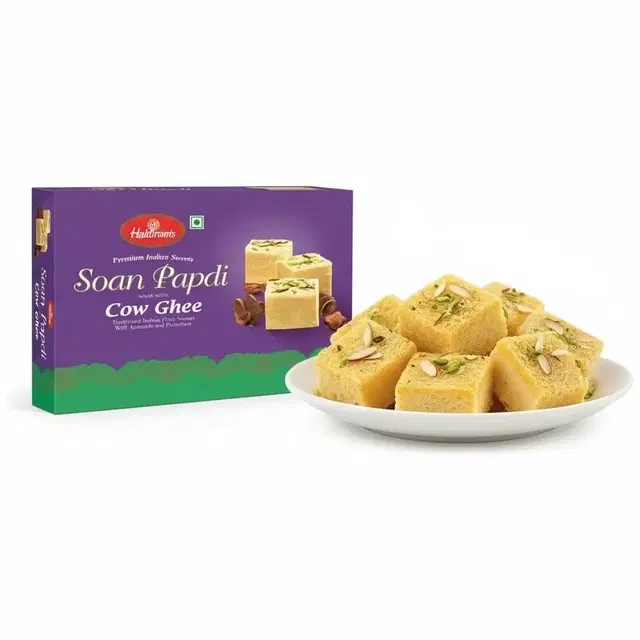 Haldiram's Cow Ghee Soan Papdi, 400 g