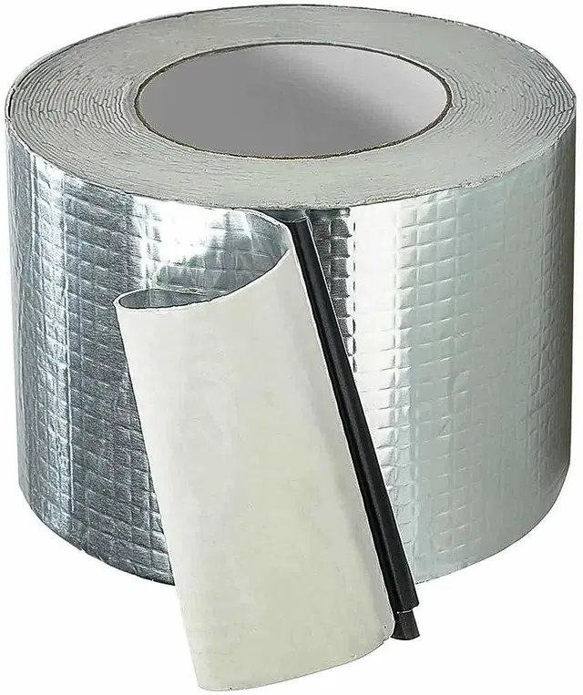 Aluminium Single Sided Self Adhesive Tape, Silver, 5 m