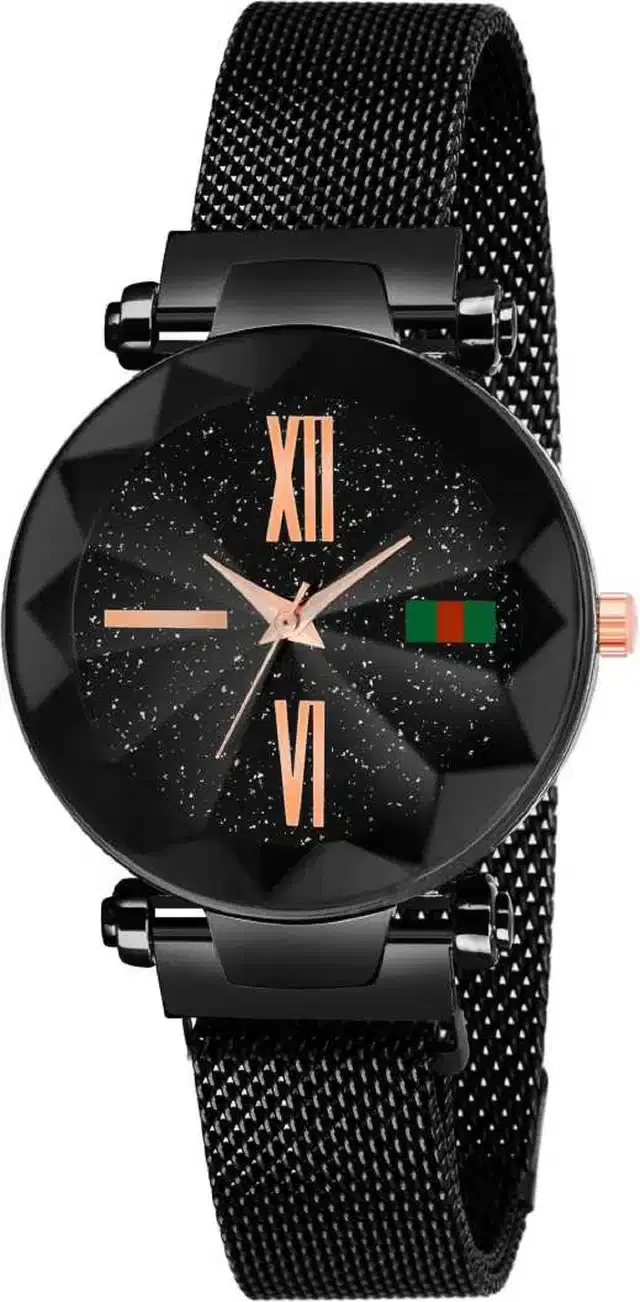 Women's Analog Watches, Pack of 1 (Black)