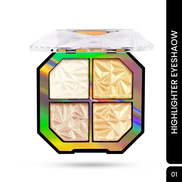 Seven Seas Moon Face Highlighter & Eyeshadow Palette, Multicolors (12 g)