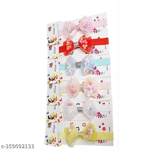 Fabric Headbands for Women (Multicolor, Pack of 6)
