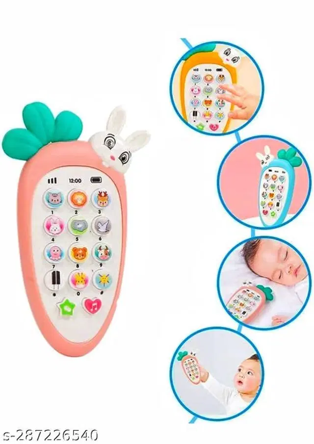 Cordless Feature Mobile Phone Toys for Kids, Pink