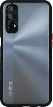 Back Cover for RealMe 7, Black, Camera Bump Protector
