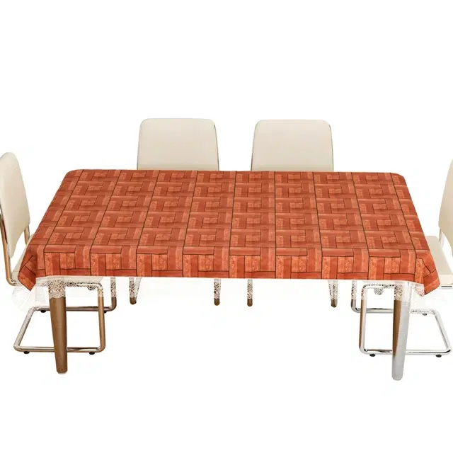 PVC Printed 4 Seaters Table Cover, Multicolor, 40x60 inches