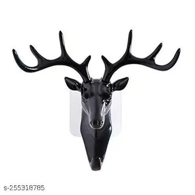 Deer Stand Adhesive For Key Holder, Black