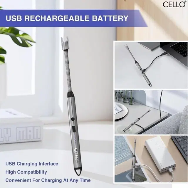 Type-C Rechargeable Electric Lighters for Kitchen,Multicolour