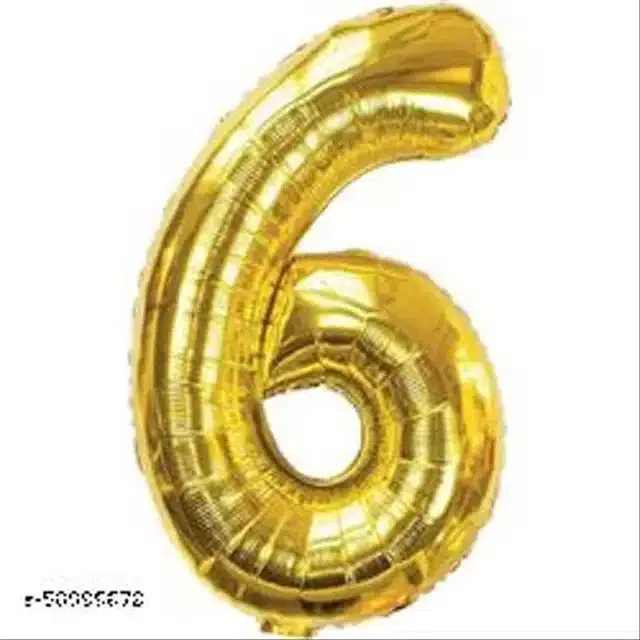 Number Foil Balloon, Assorted, Pack of 1