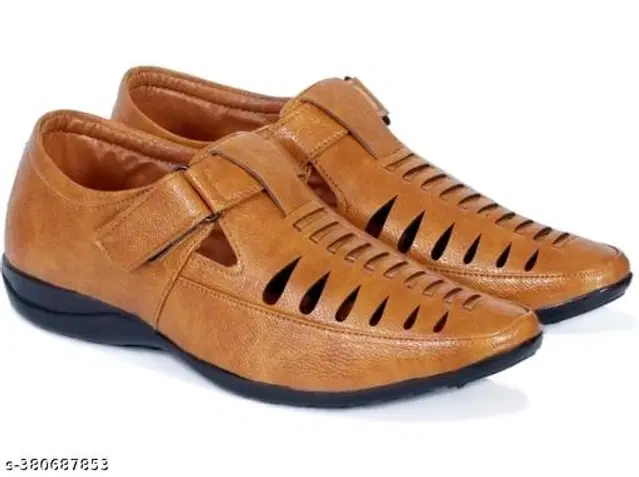 Loafers for Men (Tan, 6)