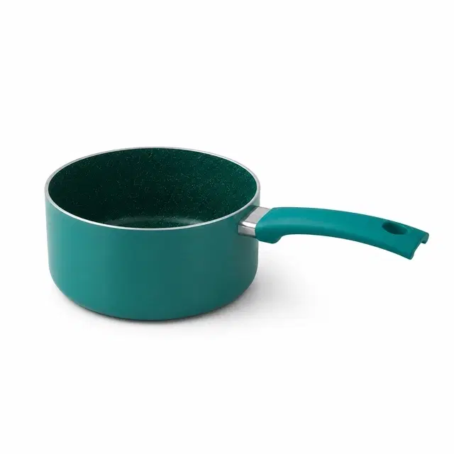 TerraHome Non-Stick-Aluminum Sauce Pan 900 ml 16cm, Green