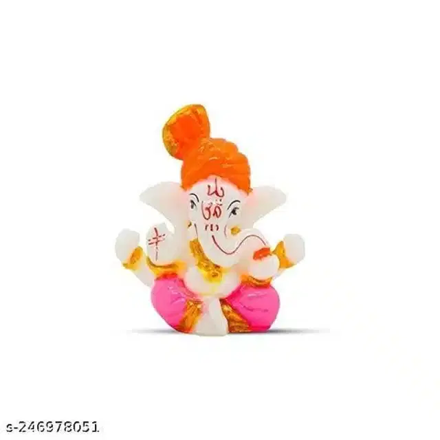 God Ganeshji Car Dashboard Idol, Multicolor