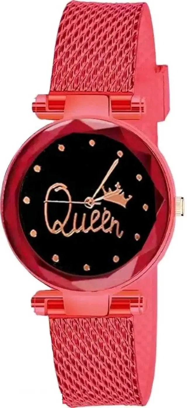 Analog Watch For Womens (Red) (WS-129)