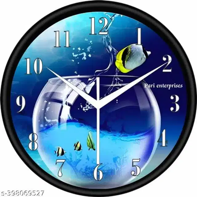 Analog Wall Clock for Home, Multicolor