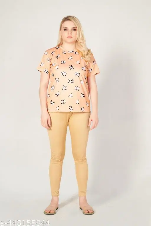 Basic T-shirt for Women (Cream, S)