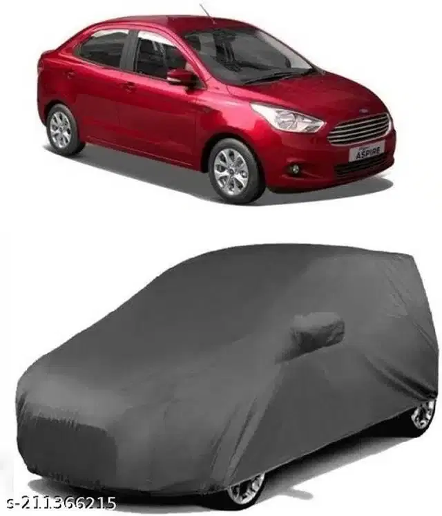Taffeta Waterproof Car Cover for Ford Figo Aspire, Multicolor