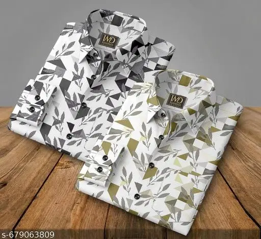 Solid Shirts for Men (Multicolor, M)