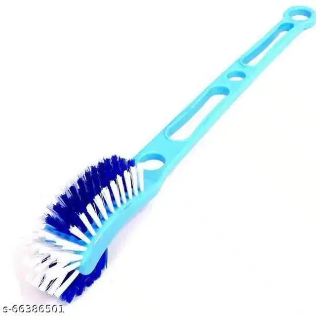 Plastic Double Sided Toilet Brush, Assorted
