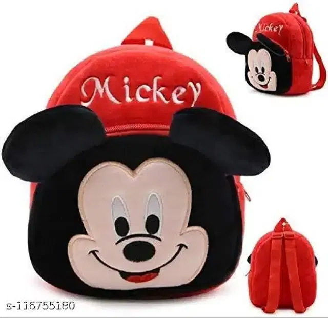 Backpack for Kids, Red & Black