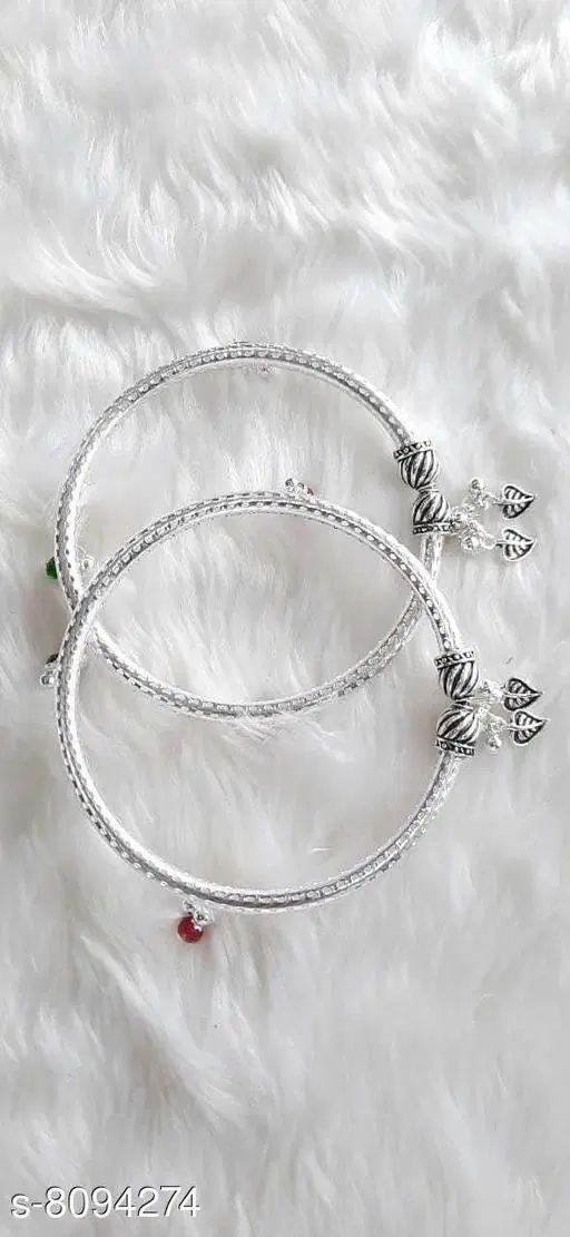 Anklet Silver Free Size Anklets & Toe Rings for Women