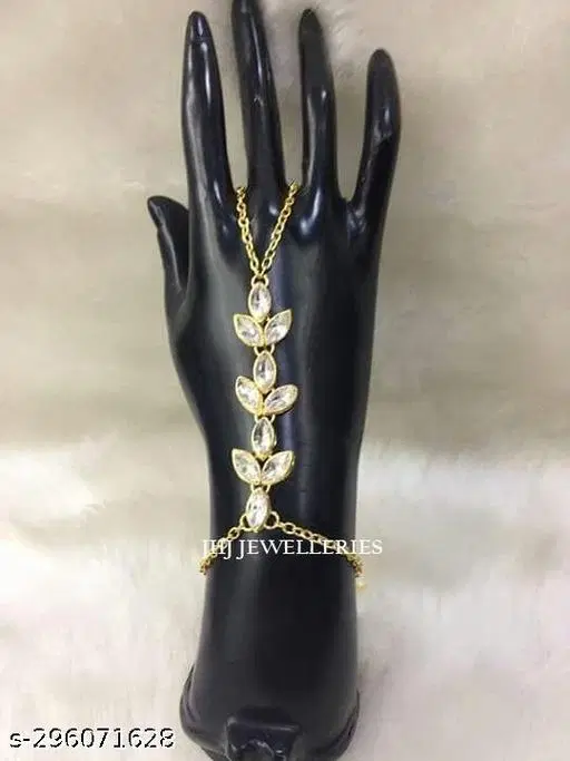 Alloy Bracelets for Women & Girls, White