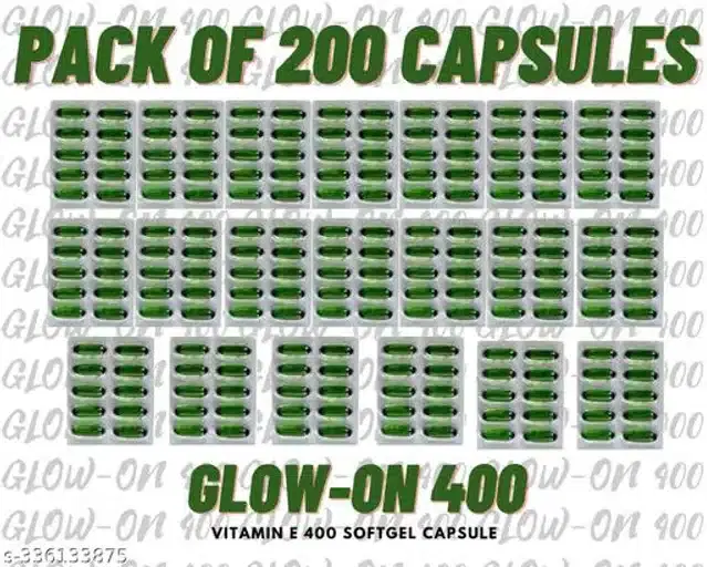 Vitamin E 400 Softgel Capsules, Pack of 200