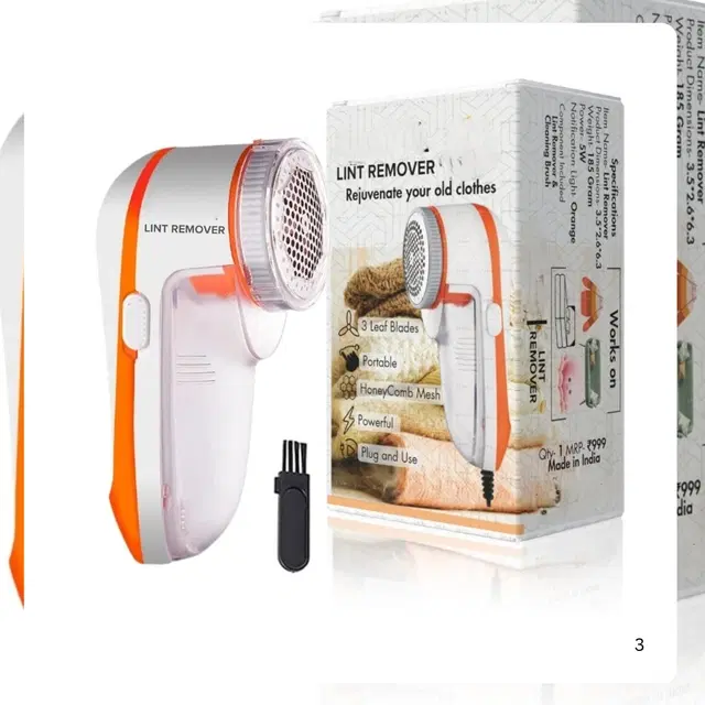 Lint Remover For Clothes ,Multicolour,(Pack Of 1)