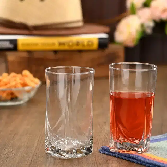 Fancy Water & Wine Glass, 300 ml, Pack of 2