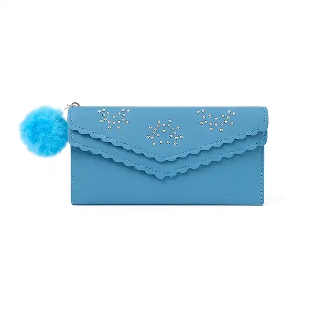 Women Clutch, Blue, Style- 2