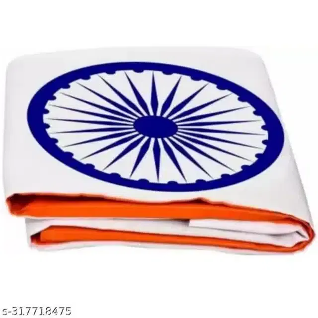 Satin Tiranga Flag, Multicolor, 20x30 inches
