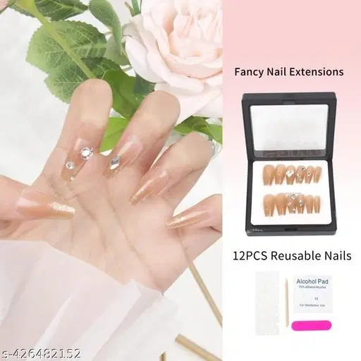 Fake Nails Nail Extension Kit, Multicolor, Set of 1