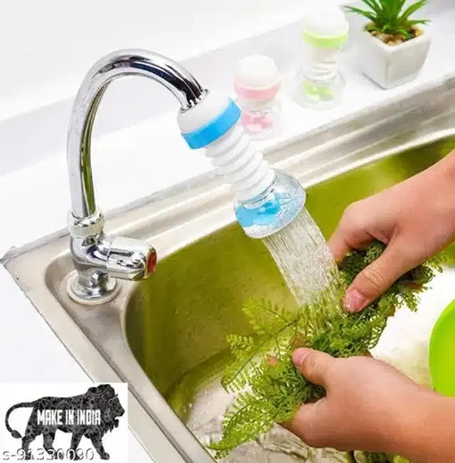 Expandable Head Nozzle Faucet, Multicolor