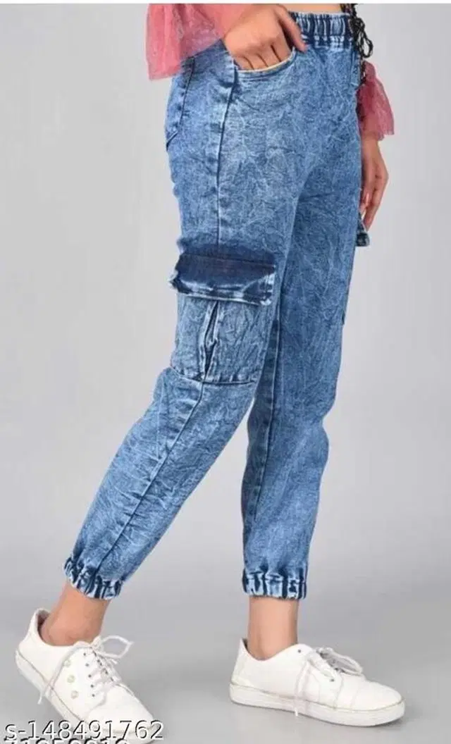Denim Jeans for Women (Blue, 30)