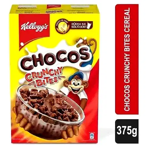 Kellogg'S Chocos Crunchy Bites Cereal (Carton) 375 g