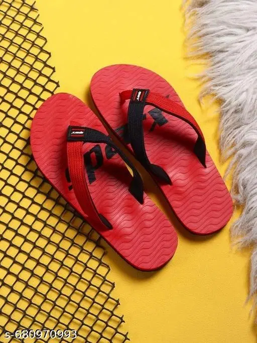 Sparx EVA Flip-flops for Men (Red, 6)