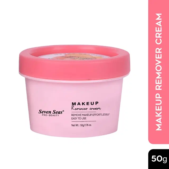 Seven Seas Makeup Remover Cream, Transparent (50 g)